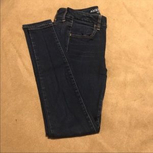 American Eagle super stretch dark jeans